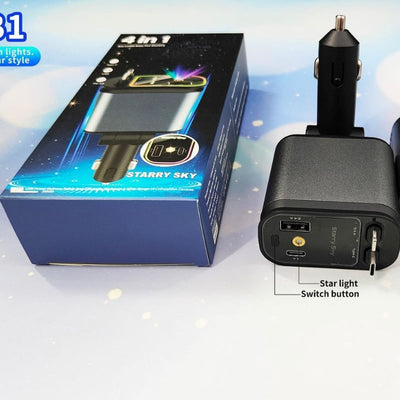 4-in-1 Car Phone Charger