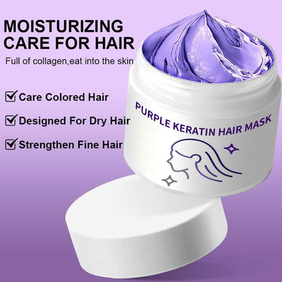 💜LAST DAY SALE 50% OFF💜Purple Keratin Hair Mask
