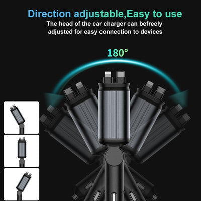 4-in-1 Car Phone Charger