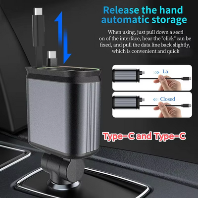4-in-1 Car Phone Charger