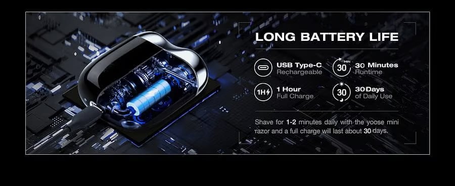 🔥New Year 49% Off✨Mini double head electric shave